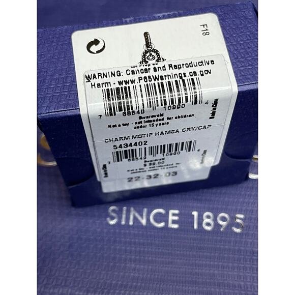 Swarovski Remix Collection Hamsa Hand Charm - Picture 6 of 6